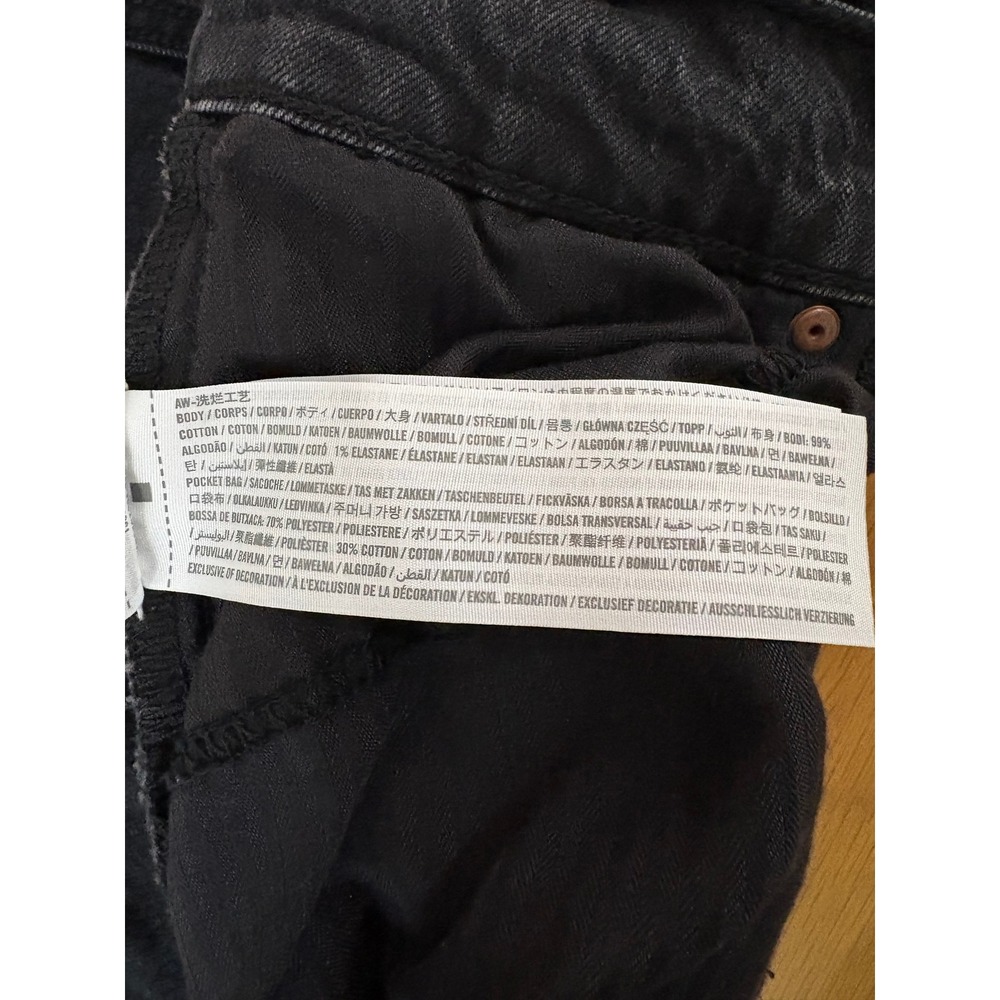 Abercrombie & Fitch The Bootcut Mid Rise Jeans Washed Black 29 Short Womens - Picture 7 of 7